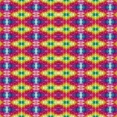 Kusursuz kaleydoskop deseni. Soyut etnik köken. Kusursuz bir doku. Yaratıcı bir geçmiş. Çizimler