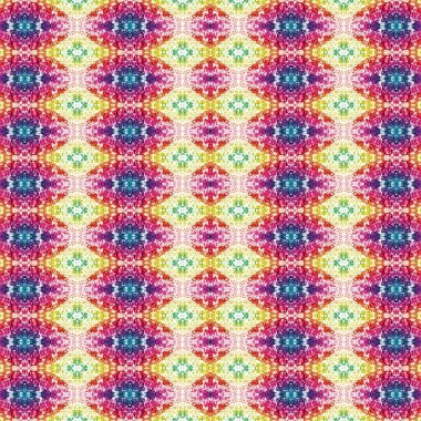 Kusursuz kaleydoskop deseni. Soyut etnik köken. Kusursuz bir doku. Yaratıcı bir geçmiş. Çizimler
