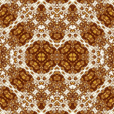 Kusursuz kaleydoskop deseni. Soyut etnik köken. Kusursuz bir doku. Yaratıcı bir geçmiş. Çizimler