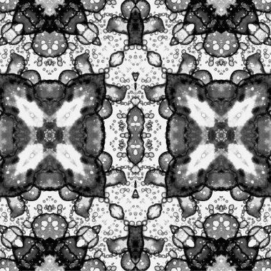 Kusursuz kaleydoskop deseni. Soyut etnik köken. Kusursuz bir doku. Yaratıcı bir geçmiş. Çizimler