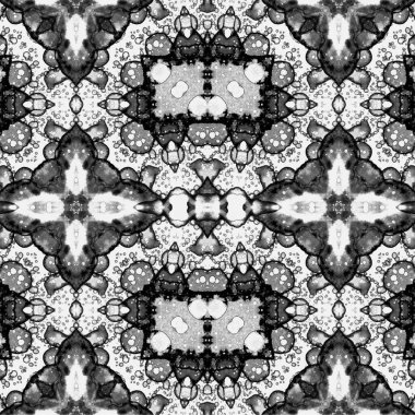 Kusursuz kaleydoskop deseni. Soyut etnik köken. Kusursuz bir doku. Yaratıcı bir geçmiş. Çizimler