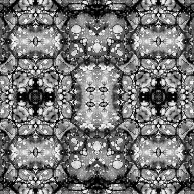 Kusursuz kaleydoskop deseni. Soyut etnik köken. Kusursuz bir doku. Yaratıcı bir geçmiş. Çizimler