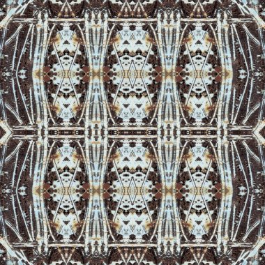 Kusursuz kaleydoskop deseni. Soyut etnik köken. Kusursuz bir doku. Yaratıcı bir geçmiş. Çizimler