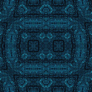 Kusursuz kaleydoskop deseni. Soyut etnik köken. Kusursuz bir doku. Yaratıcı bir geçmiş. Çizimler