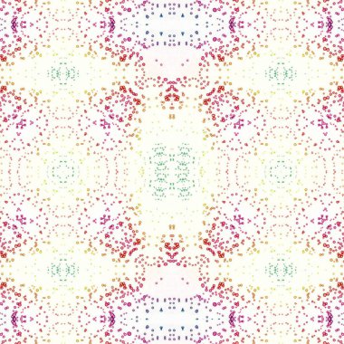 Kusursuz kaleydoskop deseni. Soyut etnik köken. Kusursuz bir doku. Yaratıcı bir geçmiş. Çizimler