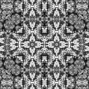 Kusursuz kaleydoskop deseni. Soyut etnik köken. Kusursuz bir doku. Yaratıcı bir geçmiş. Çizimler