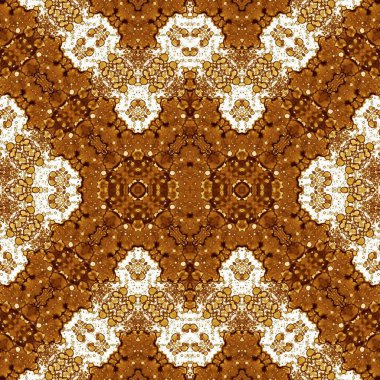 Kusursuz kaleydoskop deseni. Soyut etnik köken. Kusursuz bir doku. Yaratıcı bir geçmiş. Çizimler