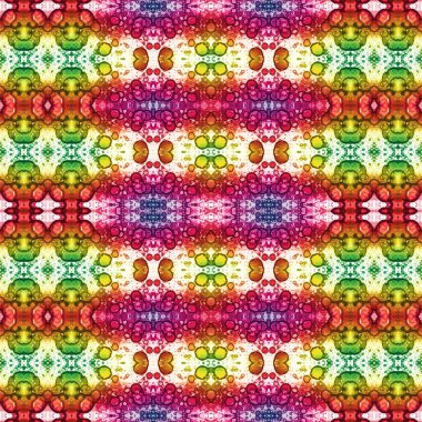 Kusursuz kaleydoskop deseni. Soyut etnik köken. Kusursuz bir doku. Yaratıcı bir geçmiş. Çizimler