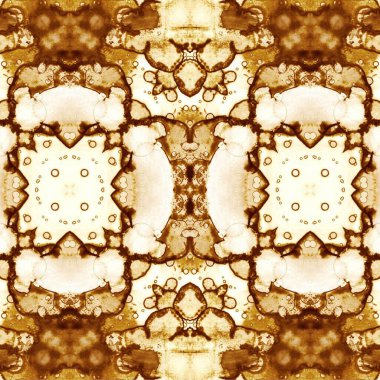 Kusursuz kaleydoskop deseni. Soyut etnik köken. Kusursuz bir doku. Yaratıcı bir geçmiş. Çizimler