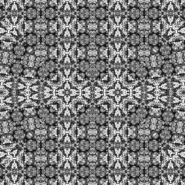 Kusursuz kaleydoskop deseni. Soyut etnik köken. Kusursuz bir doku. Yaratıcı bir geçmiş. Çizimler