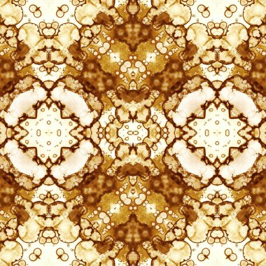 Kusursuz kaleydoskop deseni. Soyut etnik köken. Kusursuz bir doku. Yaratıcı bir geçmiş. Çizimler