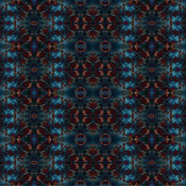 Kusursuz kaleydoskop deseni. Soyut etnik köken. Kusursuz bir doku. Yaratıcı bir geçmiş. Çizimler