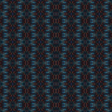 Kusursuz kaleydoskop deseni. Soyut etnik köken. Kusursuz bir doku. Yaratıcı bir geçmiş. Çizimler