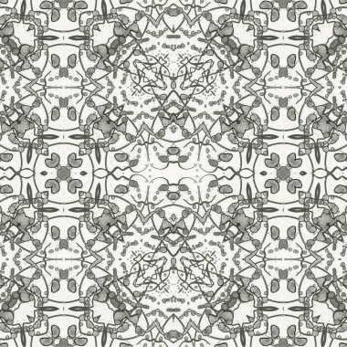 Kusursuz kaleydoskop deseni. Soyut etnik köken. Kusursuz bir doku. Yaratıcı bir geçmiş. Çizimler