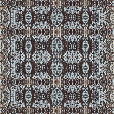 Kusursuz kaleydoskop deseni. Soyut etnik köken. Kusursuz bir doku. Yaratıcı bir geçmiş. Çizimler