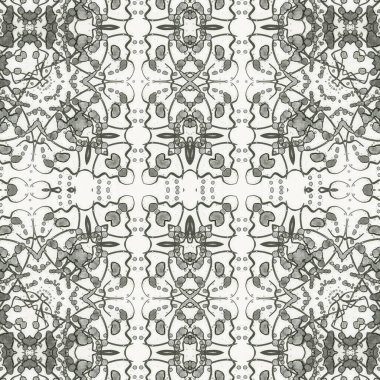 Kusursuz kaleydoskop deseni. Soyut etnik köken. Kusursuz bir doku. Yaratıcı bir geçmiş. Çizimler