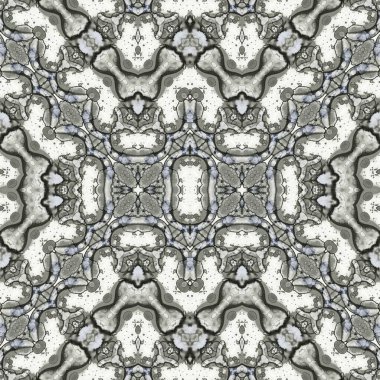 Kusursuz kaleydoskop deseni. Soyut etnik köken. Kusursuz bir doku. Yaratıcı bir geçmiş. Çizimler