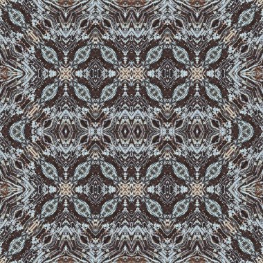 Kusursuz etnik düzen. Soyut retro arka plan. Kusursuz bir doku. Simetrik arkaplan. Sanat dokusu
