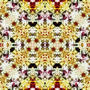 Kusursuz etnik düzen. Soyut retro arka plan. Kusursuz bir doku. Simetrik arkaplan. Sanat dokusu