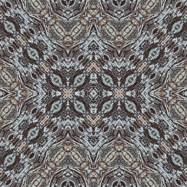 Kusursuz etnik düzen. Soyut retro arka plan. Kusursuz bir doku. Simetrik arkaplan. Sanat dokusu