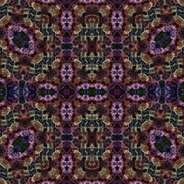 Kusursuz etnik düzen. Soyut retro arka plan. Kusursuz bir doku. Simetrik arkaplan. Sanat dokusu