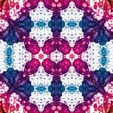 Kusursuz etnik düzen. Soyut retro arka plan. Kusursuz bir doku. Simetrik arkaplan. Sanat dokusu