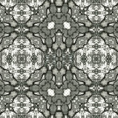 Kusursuz etnik düzen. Soyut retro arka plan. Kusursuz bir doku. Simetrik arkaplan. Sanat dokusu