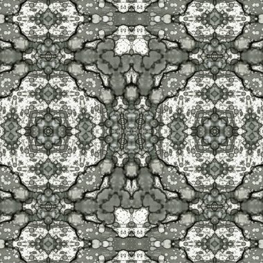 Kusursuz etnik düzen. Soyut retro arka plan. Kusursuz bir doku. Simetrik arkaplan. Sanat dokusu