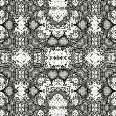 Kusursuz etnik düzen. Soyut retro arka plan. Kusursuz bir doku. Simetrik arkaplan. Sanat dokusu