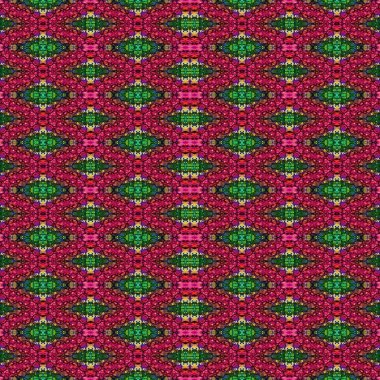 Kusursuz etnik düzen. Soyut retro arka plan. Kusursuz bir doku. Simetrik arkaplan. Sanat dokusu