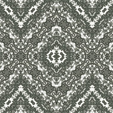 Kusursuz etnik düzen. Soyut retro arka plan. Kusursuz bir doku. Simetrik arkaplan. Sanat dokusu