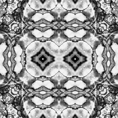 Kusursuz etnik düzen. Soyut retro arka plan. Kusursuz bir doku. Simetrik arkaplan. Sanat dokusu