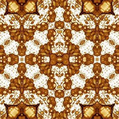 Kusursuz etnik düzen. Soyut retro arka plan. Kusursuz bir doku. Simetrik arkaplan. Sanat dokusu