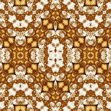 Kusursuz etnik düzen. Soyut retro arka plan. Kusursuz bir doku. Simetrik arkaplan. Sanat dokusu