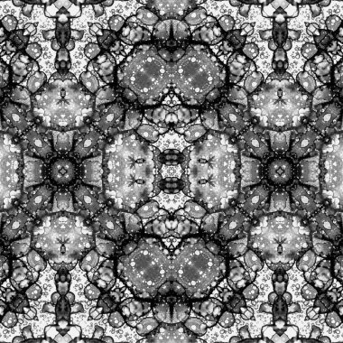 Kusursuz etnik düzen. Soyut retro arka plan. Kusursuz bir doku. Simetrik arkaplan. Sanat dokusu