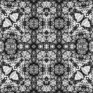 Kusursuz etnik düzen. Soyut retro arka plan. Kusursuz bir doku. Simetrik arkaplan. Sanat dokusu