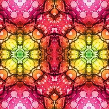 Kusursuz etnik düzen. Soyut retro arka plan. Kusursuz bir doku. Simetrik arkaplan. Sanat dokusu