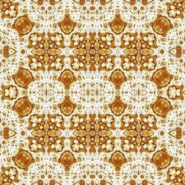 Kusursuz etnik düzen. Soyut retro arka plan. Kusursuz bir doku. Simetrik arkaplan. Sanat dokusu