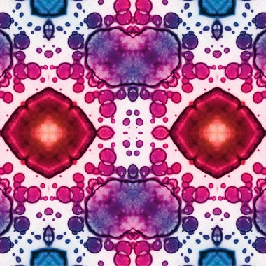 Kusursuz etnik düzen. Soyut retro arka plan. Kusursuz bir doku. Simetrik arkaplan. Sanat dokusu