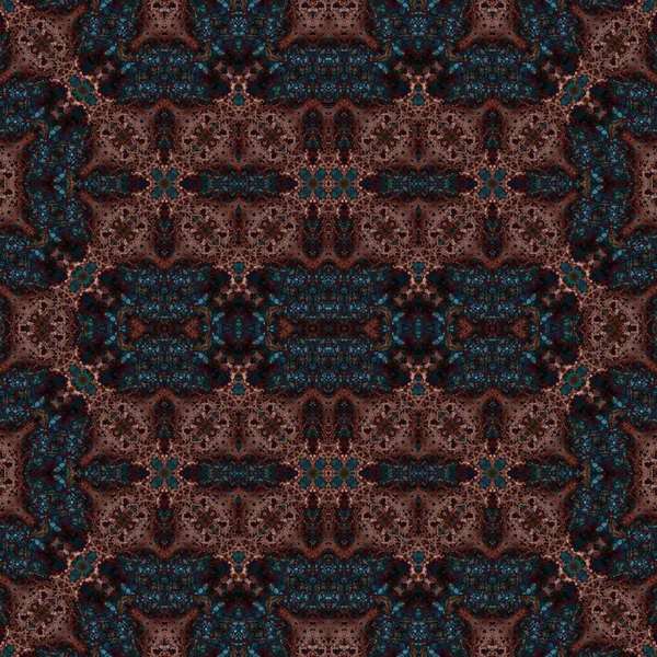 Kusursuz etnik düzen. Soyut retro arka plan. Kusursuz bir doku. Simetrik arkaplan. Sanat dokusu