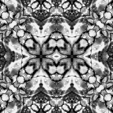 Kusursuz etnik düzen. Soyut retro arka plan. Kusursuz bir doku. Simetrik arkaplan. Sanat dokusu