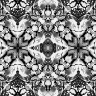 Kusursuz etnik düzen. Soyut retro arka plan. Kusursuz bir doku. Simetrik arkaplan. Sanat dokusu