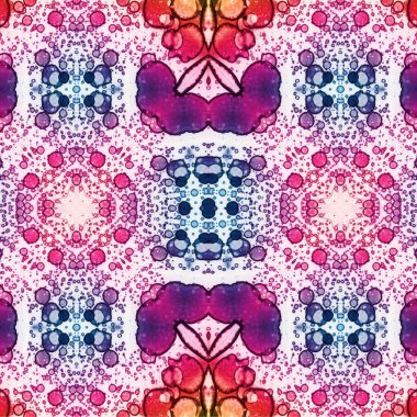 Kusursuz etnik düzen. Soyut retro arka plan. Kusursuz bir doku. Simetrik arkaplan. Sanat dokusu