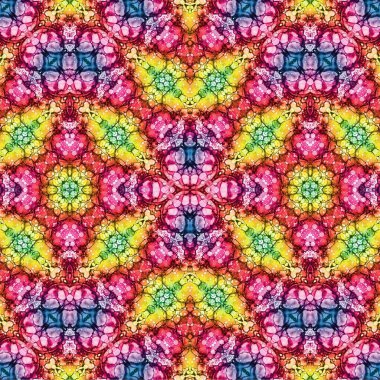 Kusursuz etnik düzen. Soyut retro arka plan. Kusursuz bir doku. Simetrik arkaplan. Sanat dokusu