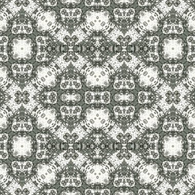 Kusursuz etnik düzen. Soyut retro arka plan. Kusursuz bir doku. Simetrik arkaplan. Sanat dokusu