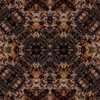 Kusursuz etnik düzen. Soyut retro arka plan. Kusursuz bir doku. Simetrik arkaplan. Sanat dokusu