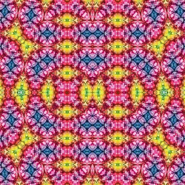 Kusursuz etnik düzen. Soyut retro arka plan. Kusursuz bir doku. Simetrik arkaplan. Sanat dokusu