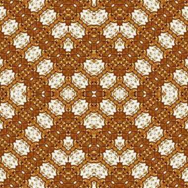 Kusursuz etnik düzen. Soyut retro arka plan. Kusursuz bir doku. Simetrik arkaplan. Sanat dokusu