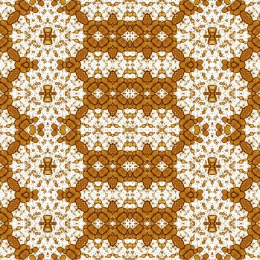 Kusursuz etnik düzen. Soyut retro arka plan. Kusursuz bir doku. Simetrik arkaplan. Sanat dokusu