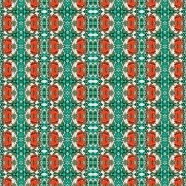 Kusursuz etnik düzen. Soyut retro arka plan. Kusursuz bir doku. Simetrik arkaplan. Sanat dokusu